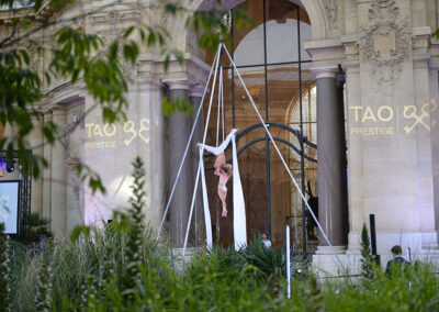 Aerial fabric duo LunaMaud Selwan