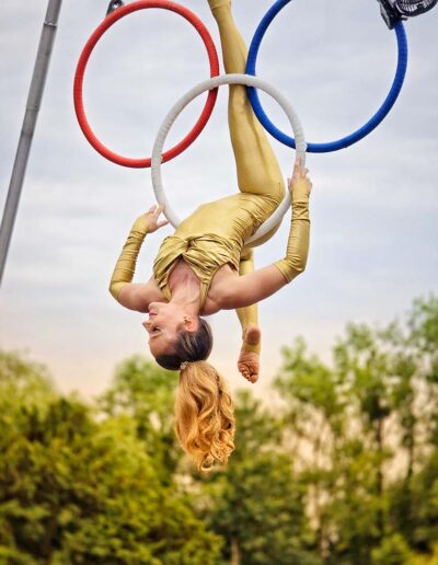 Spectacle aerien anneaux
