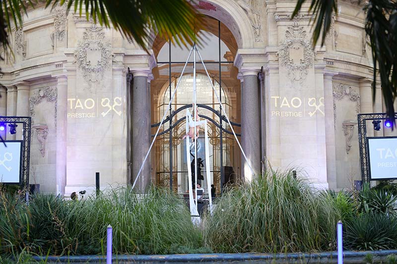 Duo de tissu aerien Lunamaud Petit Palais Paris