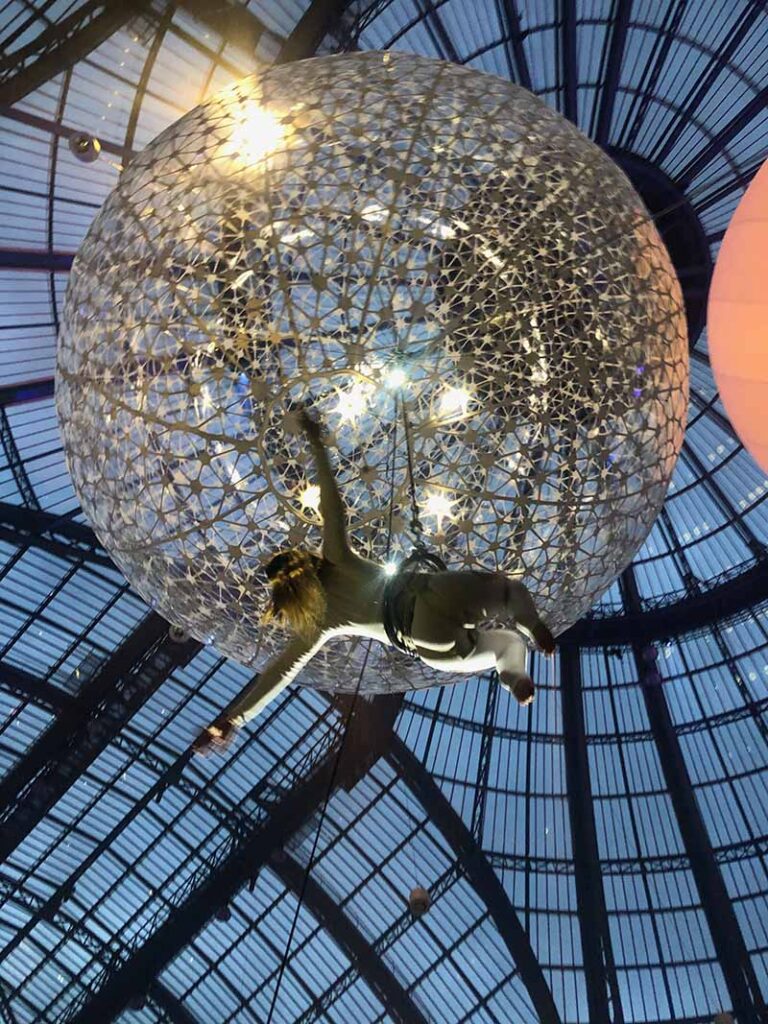 Tissu aerien solo Grand Palais Paris